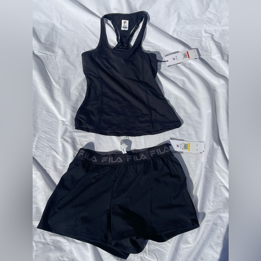 Fila raceback tank extra small/ Tennis Essentials woven short